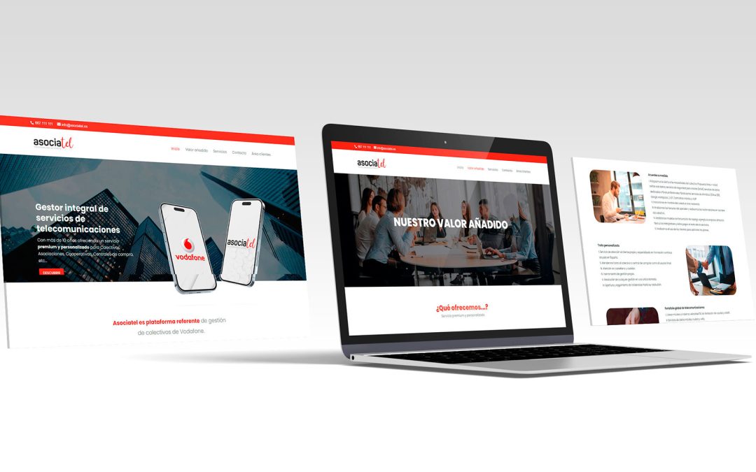 Asociatel – Diseño web